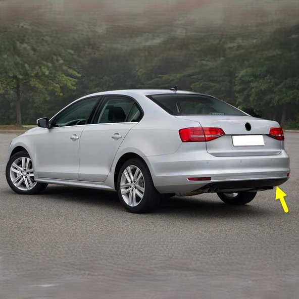 VW Jetta 2015-2018 Arka Tampon Çeki Çekme Demiri Kapağı 5C6807441D ürün görseli 1