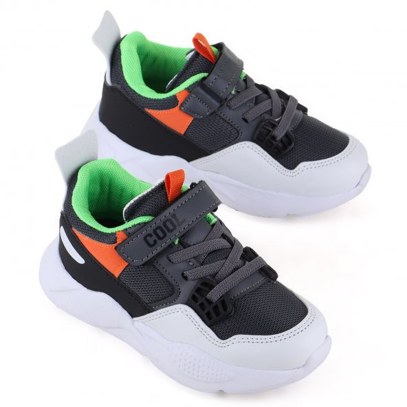 Vojo Leo Rahat Hafif Taban Cırtlı Çocuk Spor Ayakkabı - 4