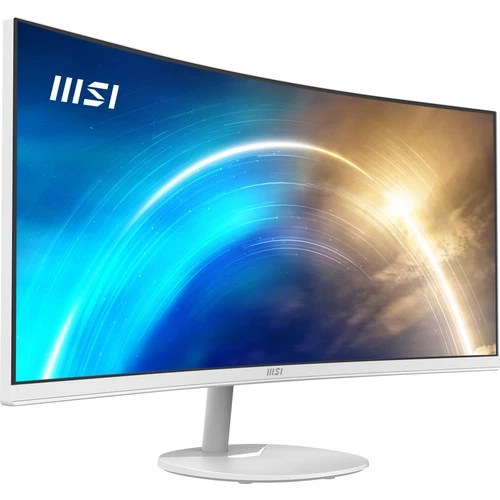 MSI 34" PRO MP341CQW Curved 1500R 3440 x 1440 (QHD) VA 100HZ Beyaz Anti-Glare Monitör - 2