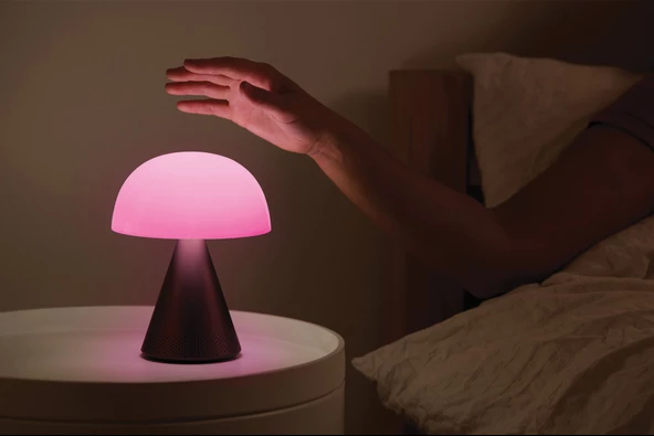 Lexon Mina L Led Lamba ve  Bluetooth Hoparlör Metalik Gri - 5