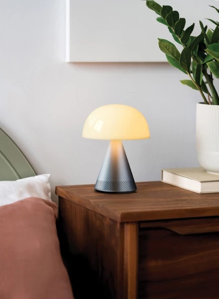Lexon Mina L Led Lamba ve  Bluetooth Hoparlör Metalik Gri - 7