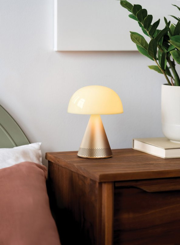 Lexon Mina L Led Lamba ve  Bluetooth Hoparlör Dore - 4