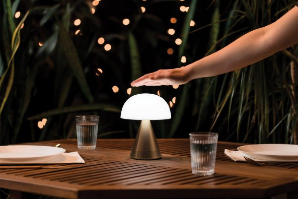 Lexon Mina L Led Lamba ve  Bluetooth Hoparlör Dore - 7