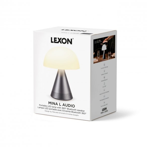 Lexon Mina L Led Lamba ve  Bluetooth Hoparlör Dore - 10