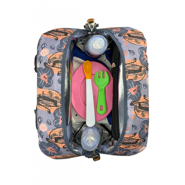 Food Bag Mama Ve Çok Amaçlı Termos (ÇİÇEK) - 3