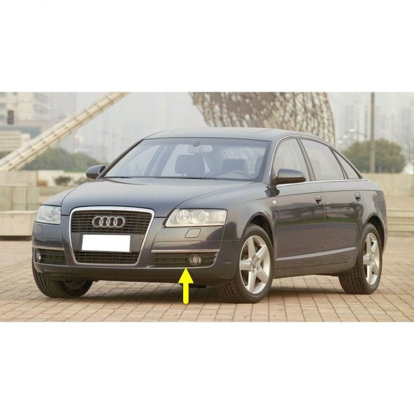 Audi A6 C6 2005-2008 Sol Sis Farı Çerçevesi Izgarası 4F0807681A