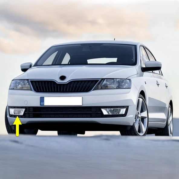 Skoda Rapid 2012-2016 Sağ Ön Sis Farı Çerçevesi 5JA807682