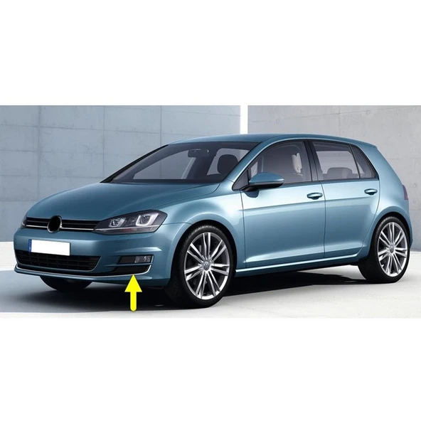 VW Golf 7 2013-2017 Sol Sis Farı Alt Kapak Krom Çıtalı 5G0854661 ürün görseli
