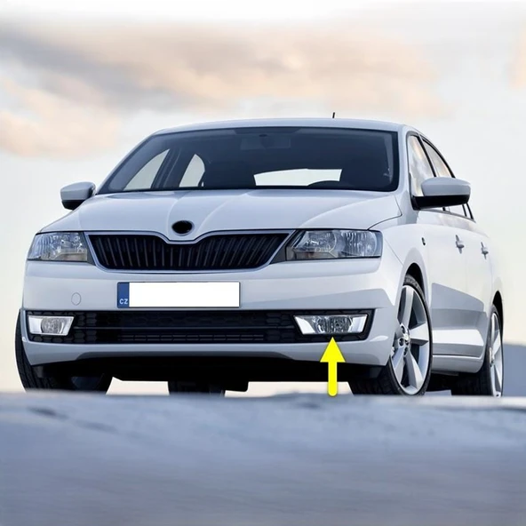 Skoda Rapid 2012-2016 Sol Ön Sis Farı Çerçevesi 5JA807681