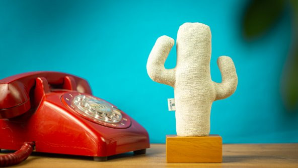 Kayigo Woody İroko Ağacı Üçlü Ofis Seti - Krem Kaktüs - 5
