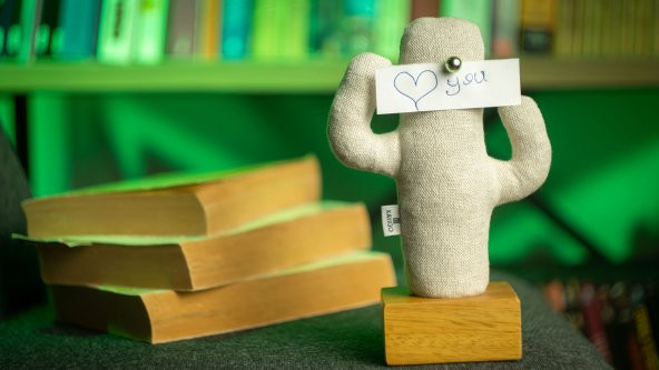 Kayigo Woody İroko Ağacı Üçlü Ofis Seti - Krem Kaktüs - 7
