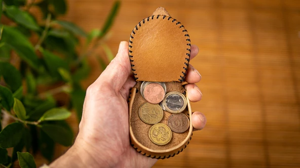 Kayigo Pouchy Bozuk Para Cüzdanı Kahverengi