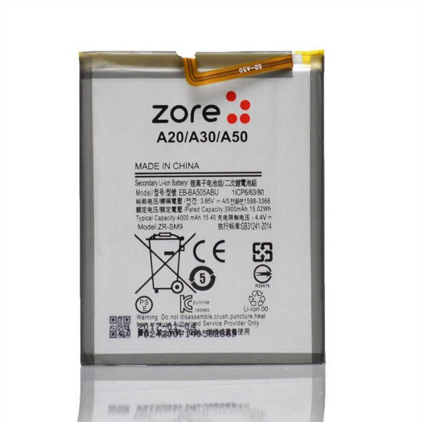 Samsung Galaxy A20 A30 A50 A30S Zore Tam Orijinal Batarya