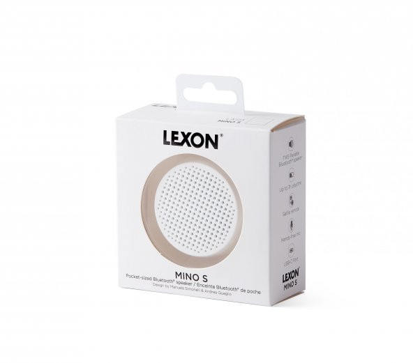 Lexon Mino S Bluetooth  Hoparlör Beyaz - 9
