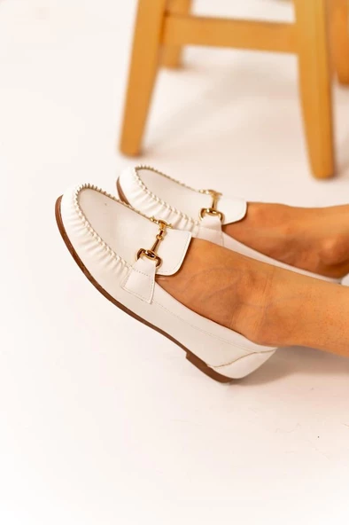 VENUCIA Luxury Tokalı Babet.Hafif ve Rahat Kullanım , Yumuşak Taban Günlük Kadın Babet Ayakkabı - 6