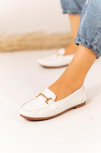 VENUCIA Luxury Tokalı Babet.Hafif ve Rahat Kullanım , Yumuşak Taban Günlük Kadın Babet Ayakkabı - 7