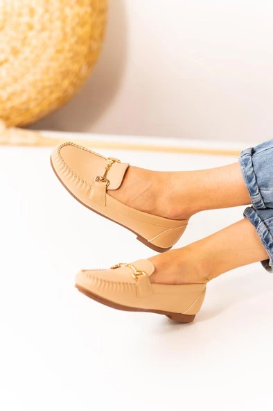 VENUCIA Luxury Tokalı Babet.Hafif ve Rahat Kullanım , Yumuşak Taban Günlük Kadın Babet Ayakkabı - 5