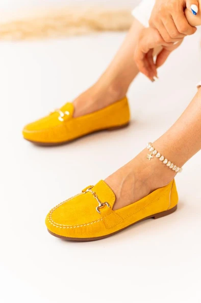 VENUCIA Luxury Tokalı Babet.Hafif ve Rahat Kullanım , Yumuşak Taban Günlük Kadın Babet Ayakkabı - 12