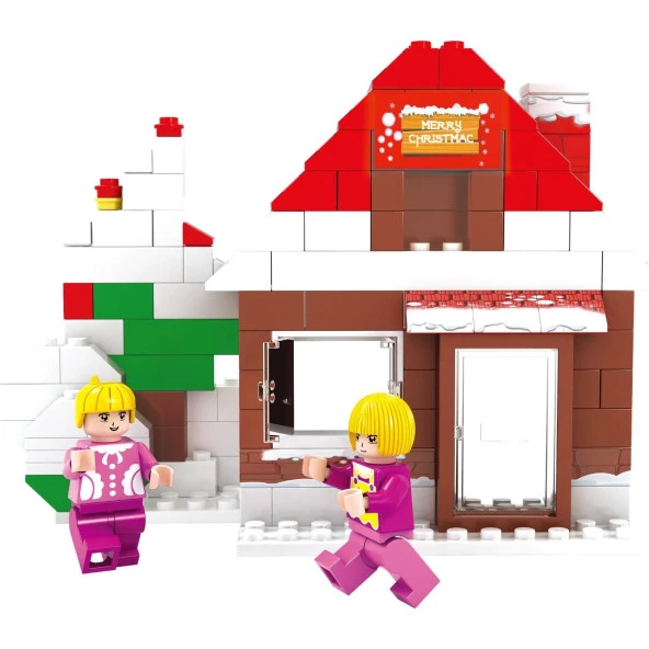 Ausini-Asya Brick 24401 Fairyland Serisi, Dağ Evi 130 Parça - 2