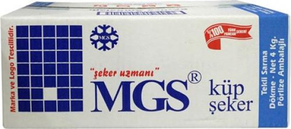 MGS Tekli Sarmal Küp Şeker 4 kg