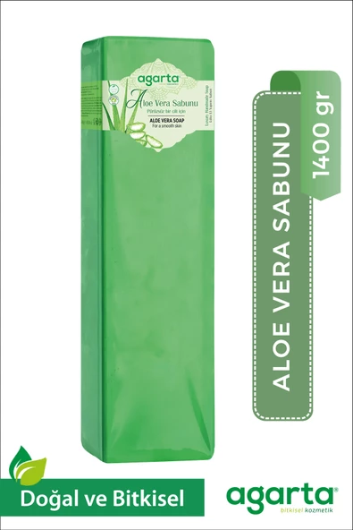 Agarta Doğal El Yapımı Aloe Vera Sabunu 1400 gr