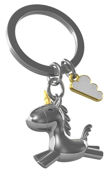 3D Uçan Unicorn Anahtarlık - 2