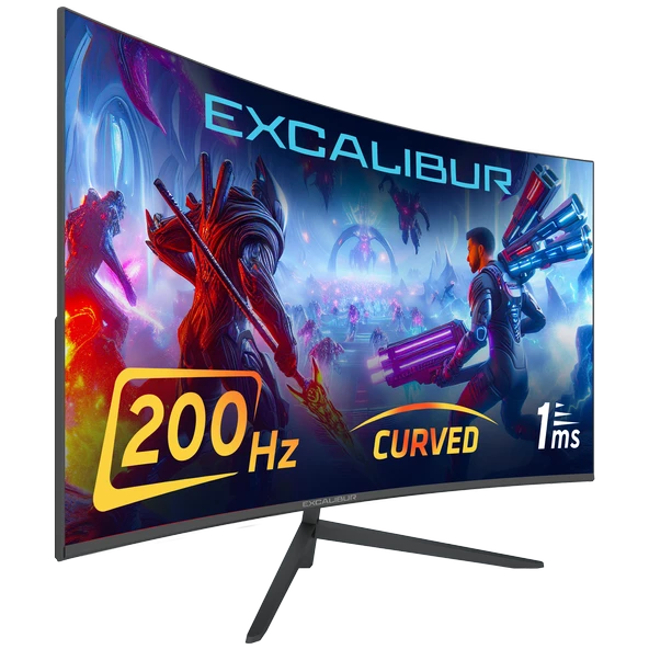 Excalibur M.E27FHD-G 27" 200Hz 1Ms 300Nıt (Hdmı+Display) Curved Freesync + G-Sync Fhd Led Monitör - 2