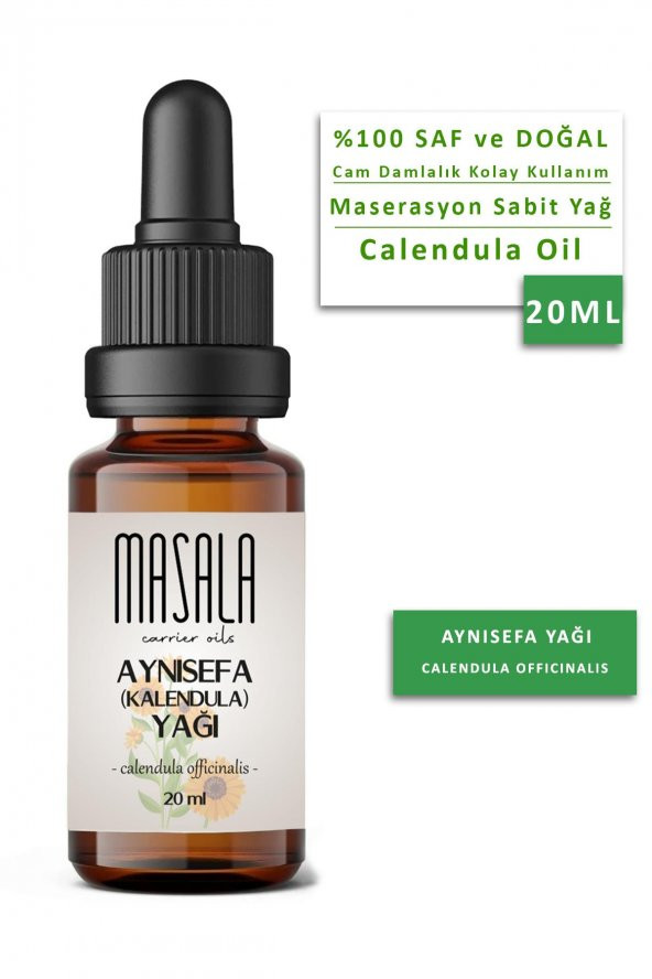 Masala Aynısefa - Kalendula Yağı 20 ml. (Calendula Oil)