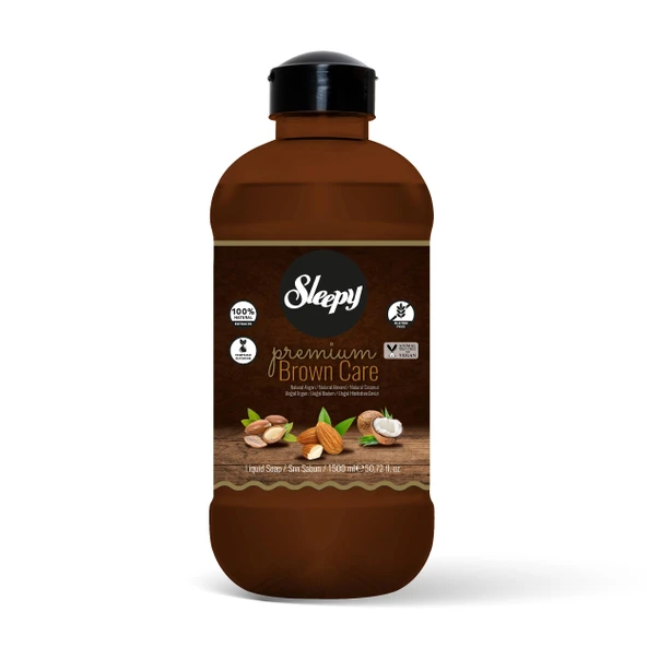 Sleepy Premium Brown Care Serisi Sıvı Sabun 1500 ml - Resim 3