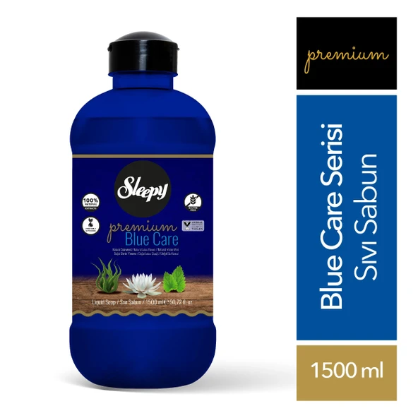 Sleepy Premium Blue Care Serisi Sıvı Sabun 1500 ml ürün görseli 1