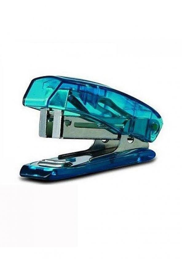 Mini Zımba Makinesi 24/6 Mavi Std S3T 1 Adet Cep Zımba Makinası 20 Sayfa Kapasite Öğrenci Okul Büro - 2