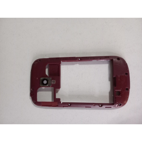 ASLANTİC SAMSUNG S3 MİNİ İ8190 ÇIKMA TEMİZ ORJINAL ORTA KASA BORDO