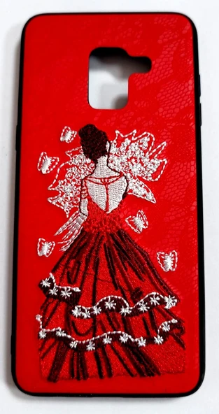 Samsung Galaxy A8 2018 Uyumlu Nakışlı Kılıf Orta Sert ürün görseli 1