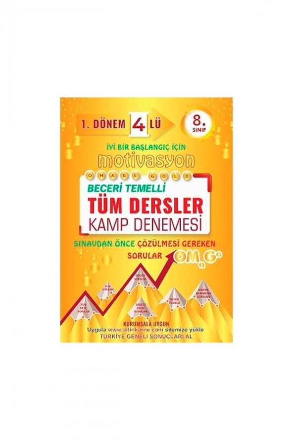 Omage 8.sınıf Motivasyon 1. Dönem Tüm Dersler 4 Lü Kamp Denemesi - 2