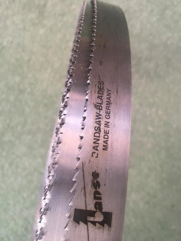 Bandsaw Blades Şerit Testere Bıçağı 16,5mx20mm Korozyonlu - 9