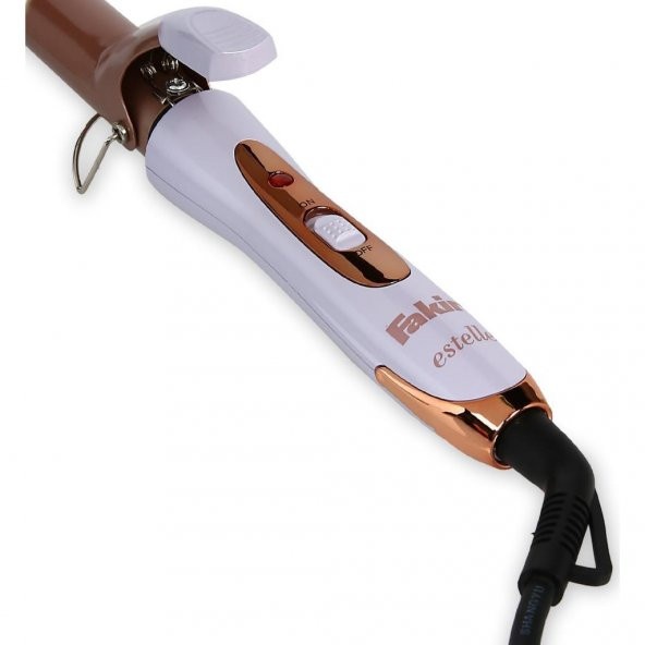 Fakir Estelle Beyaz Rose 25 mm Saç Maşası - 2