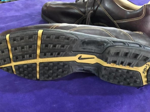 Nike Oxford Deri Golf Ayakkabısı 317474-221 - 6