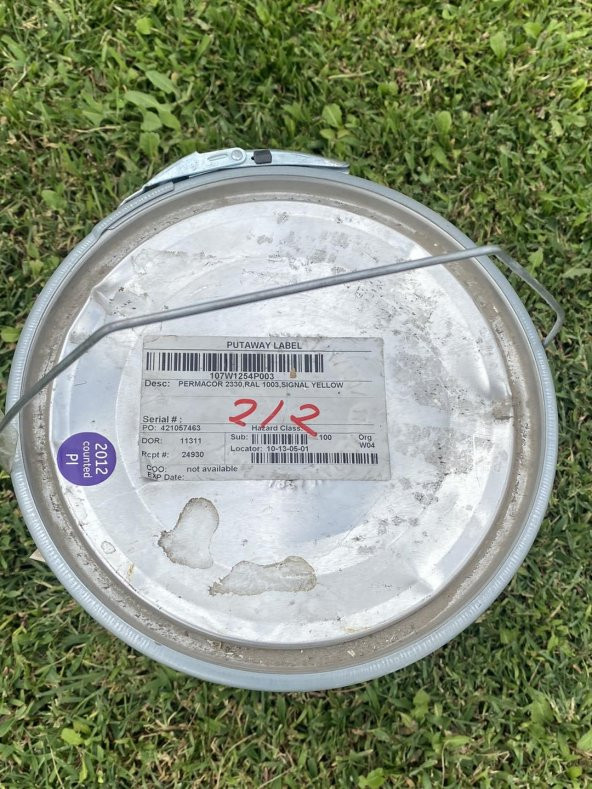 Sika Permacor 2330 Sarı Renk Korozyon Önleyici Boya 10 Kg 10/2013 Tarihli - 4