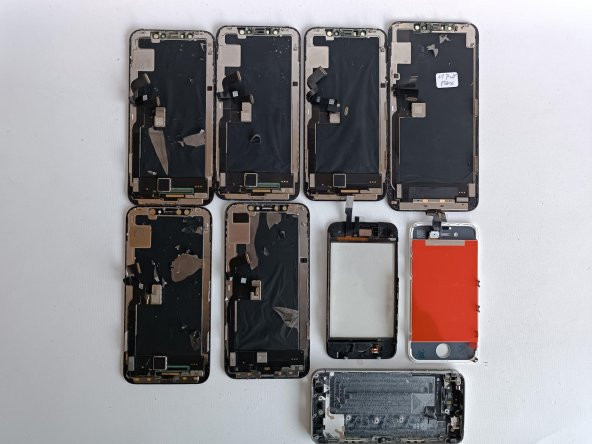 Apple iPhone Lcd Ekran 8 Adet (Çıkma Parça) - 12