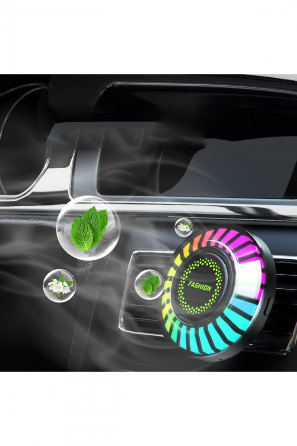 Bluetooth Araba Rgb Ortam Işığı Usb Ritim Kokulu Lamba Şerit Hava Spreyi Pickup Led Silindir APP - 1