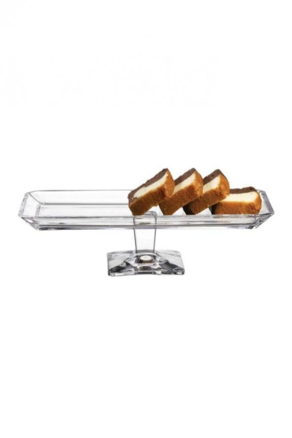 4lü Nude Ayaklı Baton Servis Tabağı/sunum Tabağı - Resim 2