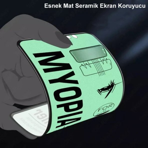 Myopia Killer - Green Ray - İphone 6 / 6S - Seramik Nano - Siyah - Resim 2