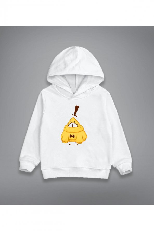 Esrarengiz Kasaba Bill Özel Tasarım Baskılı Çocuk Kapşonlu Sweatshirt Hoodie