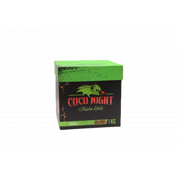 Coco Night (TANITIM FİYATI) 1kg Hindistan cevizi küp nargile kömürü 26mm - 3