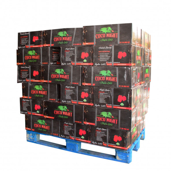 Coco Night (TANITIM FİYATI) 20kg Orjinal Hindistan cevizi küp nargile kömürü 27mm - 3