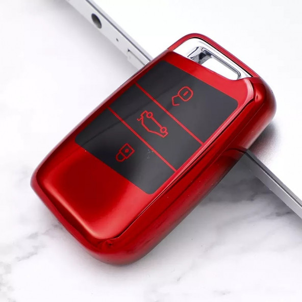 VOLKSWAGEN PASSAT B8 ARTEON SKODA SUPER B TPU ANAHTAR KILIF (SUSTASIZ ANAHTAR İÇİNDİR) ürün görseli