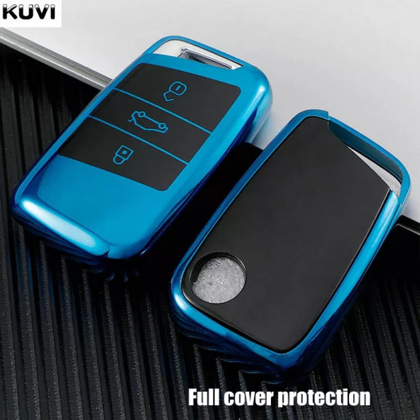 VOLKSWAGEN PASSAT B8 ARTEON SKODA SUPER B TPU ANAHTAR KILIF (SUSTASIZ ANAHTAR İÇİNDİR) - Resim 2