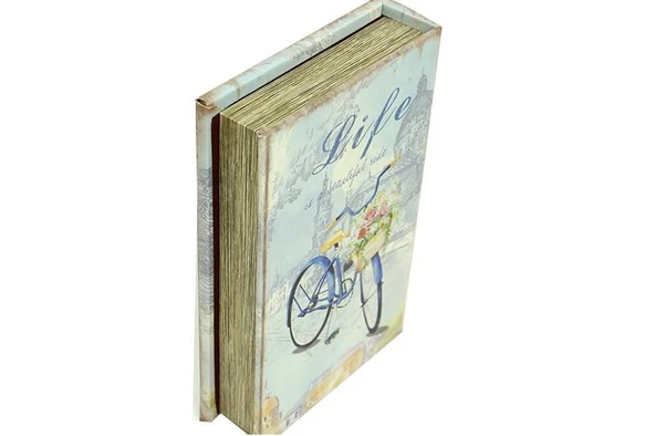 Kutu Kitap Aynalı Bisiklet Dekoratif Hediyelik - 3