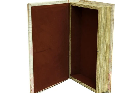 Kutu Kitap Aynalı Valentine Dekoratif Hediyelik - 5