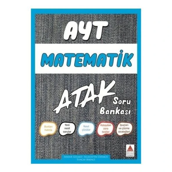 DELTA KÜLTÜR AYT MATEMATİK ATAK SORU BANKASI